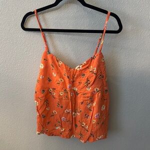 Floral Orange Camisole Top Volcom